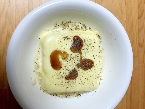 レンジで簡単!チーズ豆腐